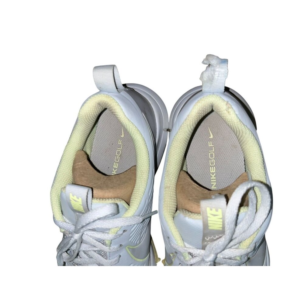 Nike Golf Shoes Womens 9.5 White Gray Lime AA1846-001 Spikeless Lace-Up - Picture 5 of 13